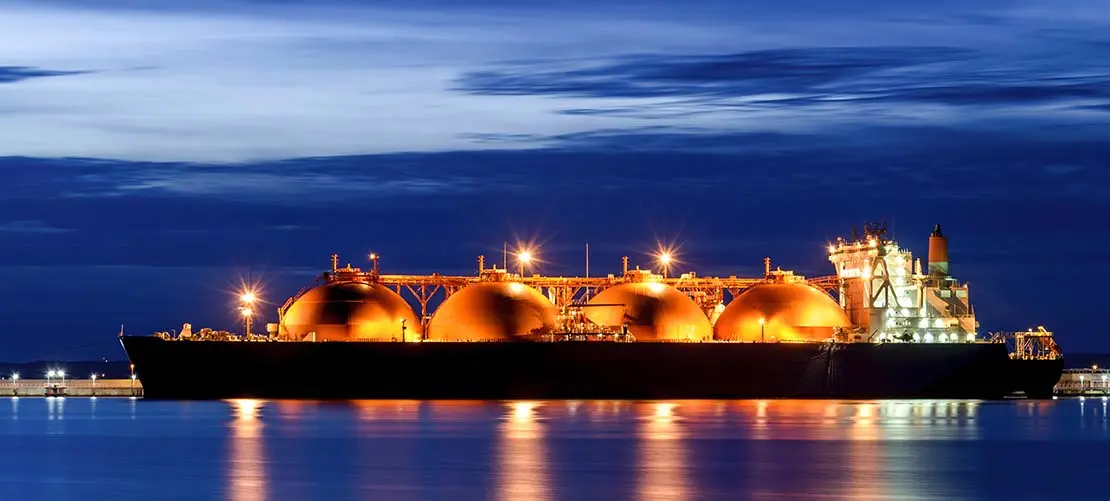 Liquefied Natural Gas (LNG) specification photograph